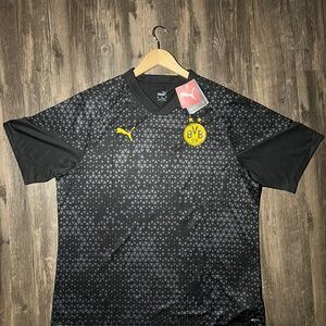 Puma Black and Yellow Men's Jersey